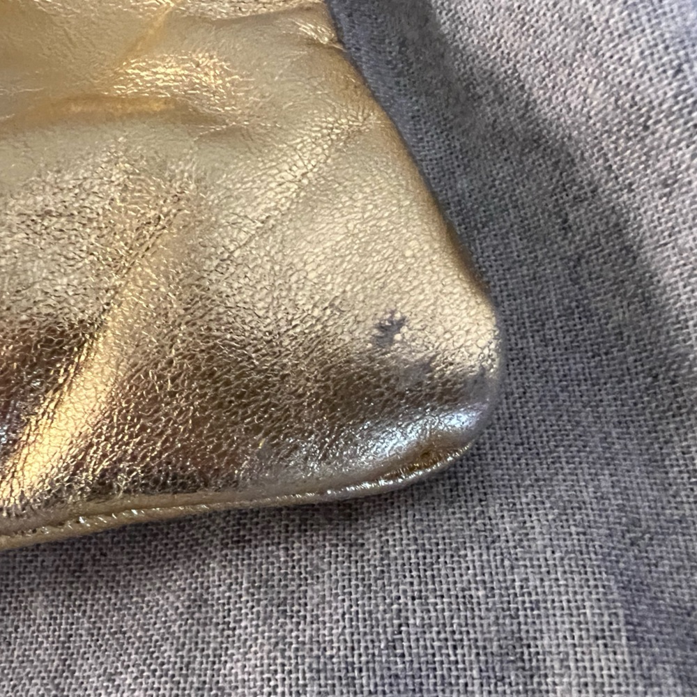 Lauren Merkin gold clutch - Picture 4 of 4